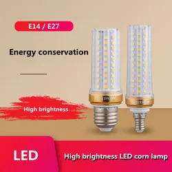 E27 E14 LED 옥수수 빛 SMD 5730 12W 16W 20W 24W 램프 조명 110V 220V 전구, 조도 조절 가능 옥수수 초 전구 3 색