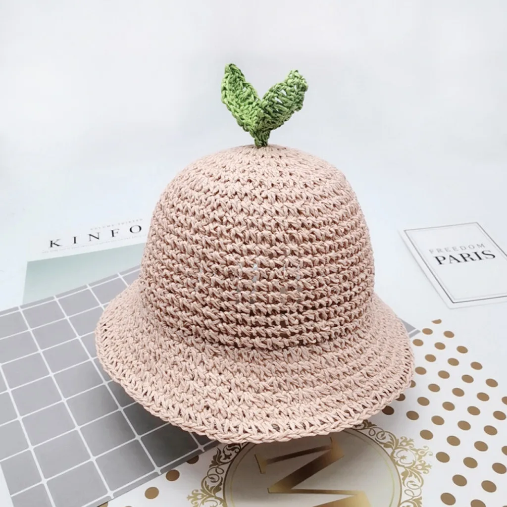 Summer Casual Baby Hat Cartoon Kids Boy Girl Breathable Hat Straw Hat Bucket Fisherman Cap Baby Sun Cap Outdoor Cap 2022 New