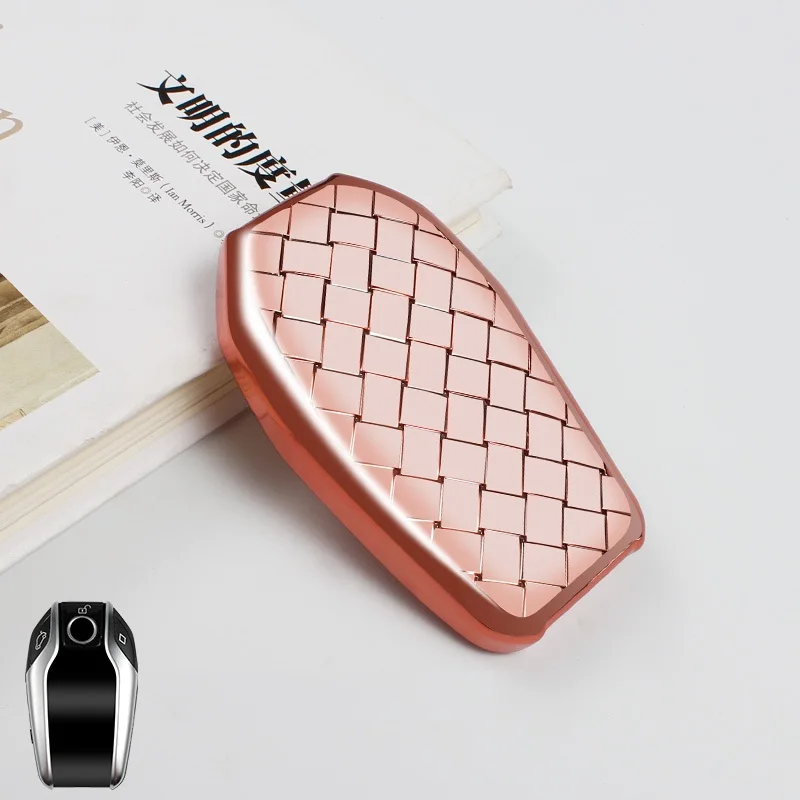 Car key Case Electroplating Shiny Cover For BMW 5 7 series G11 G12 G30 G31 G32 i8 I12 I15 G01 X3 G02 X4 G05 X5 G07 X7 image 4