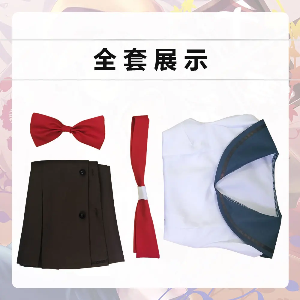 Anime Bakemonogatari Cosplay Nadeko Sengoku Cosplay kostiumy Nisemonogatari kostium Halloween mundury kobiety pełny zestaw peruka buty