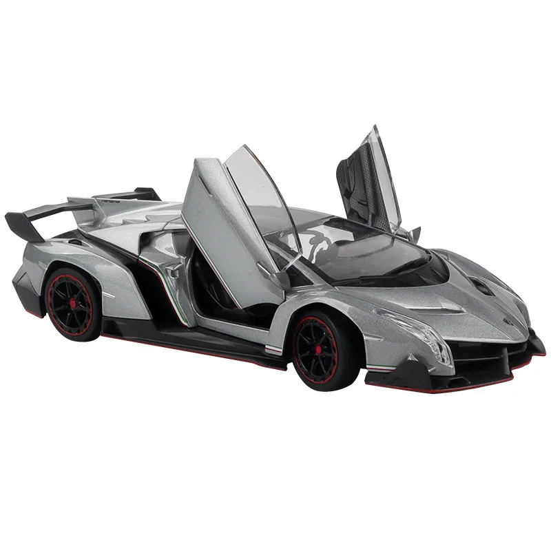 1:24 Scale Lambos Veneno Supercar Alloy Car Model Diecast Toy Vehicle High Simitation Cars Toys For Children Kids Xmas Gifts