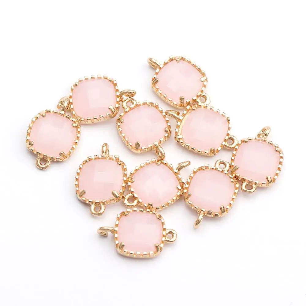 GUFEATHER M462,jewelry accessories,copper metal,hand made,glass,charms,jewelry making findings,diy pendants,10pcs/lot