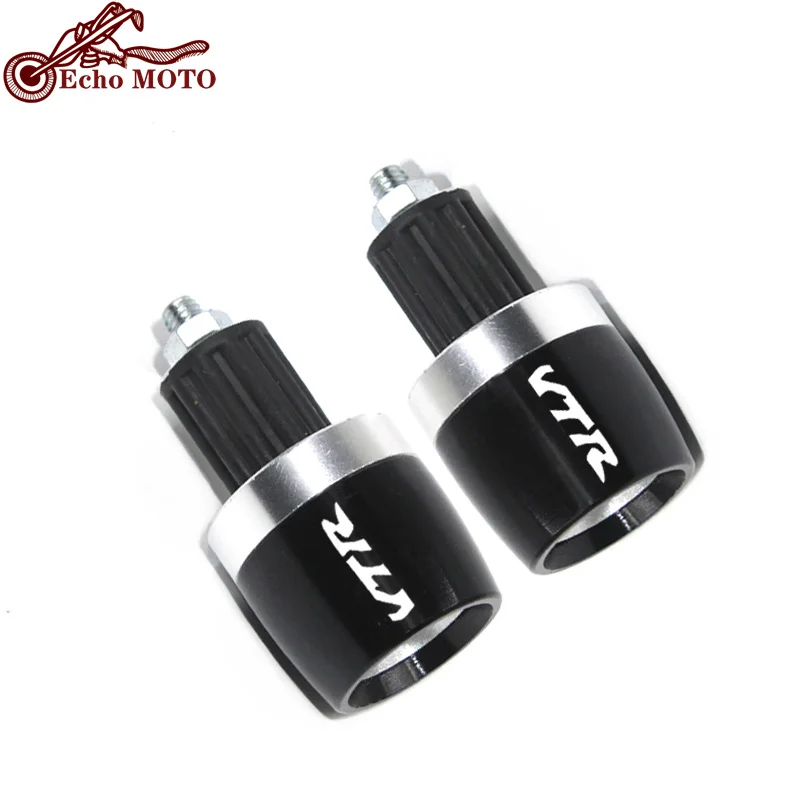 For Honda VTR1000F/FIRESTORM VTR 1000 F 1998-2005 CNC Logo Plugs Motorcycle 7/8'' 22mm Handlebar Moto Handle Bar Grips Cap Ends view 3