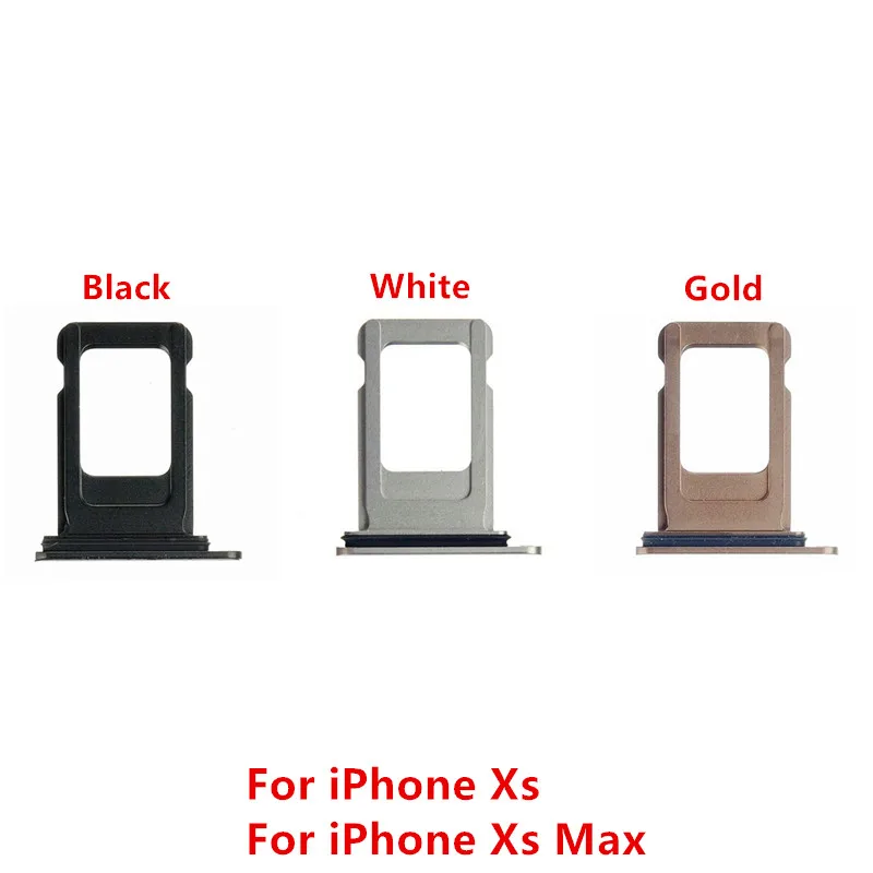 Untuk iPhone X Xs Max Single Micro Nano SIM Kartu Tray Slot Adaptor Soket Penggantian Bagian