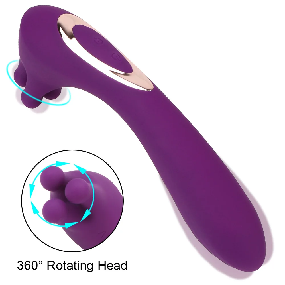 Sex Products 360° Rotating Head 9 Speed Vaginal Clitoral Massager G Spot Sex Toys for Women Tentacle Massager