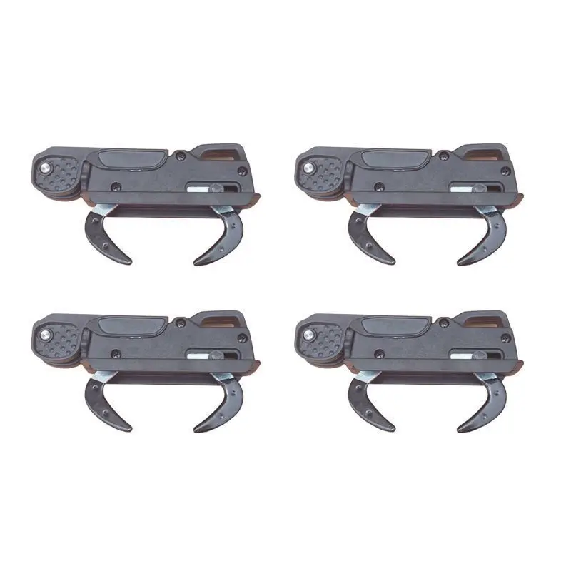 

4pcs GM Roof Box Luggage Bag Mounting Buckle Clips Roof Rack Lock Fixer Quick Release Adjustable Clips