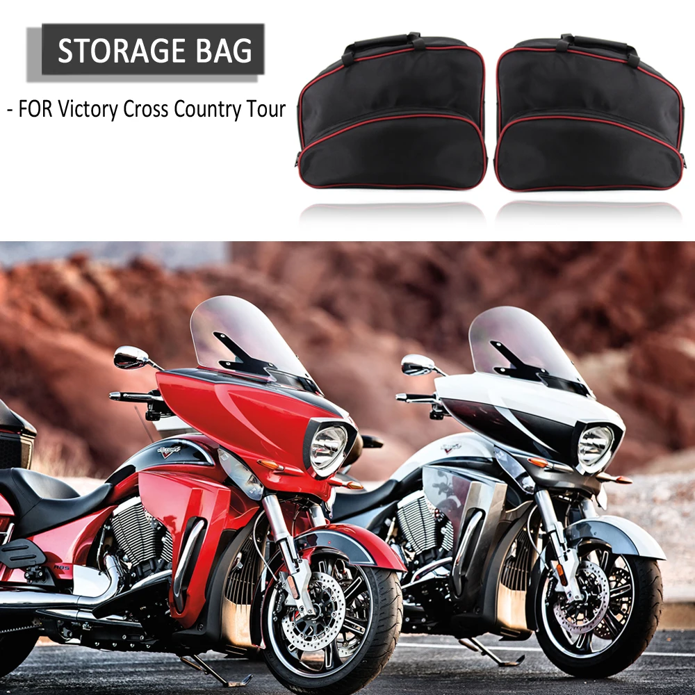 

NEW Motorcycle Saddle Bags Side Storage Luggage Bag Inner Bag Liner FOR Victory Cross Country Tour