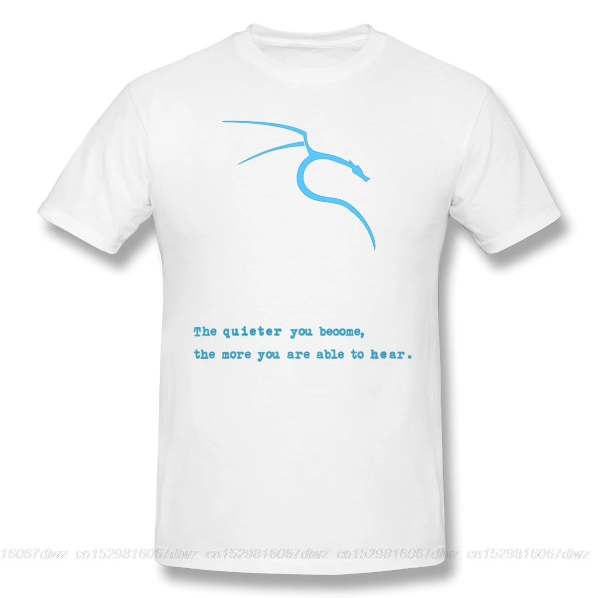 Kali Linux The Quieter You Become The More You Are Able To Hear T-shirt linux Computer operating system Geek tshirt