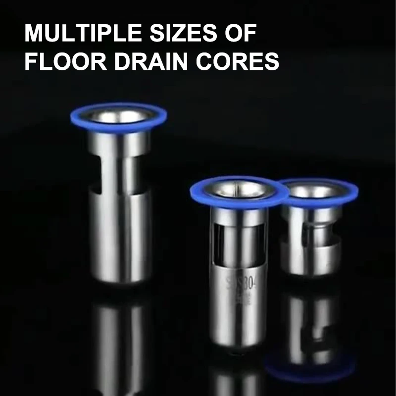 304 Stainless Steel Floor Drain Core Deodorant Bathroom Bathroom Sealing Silicone Deodorant Core Hardware Accessories