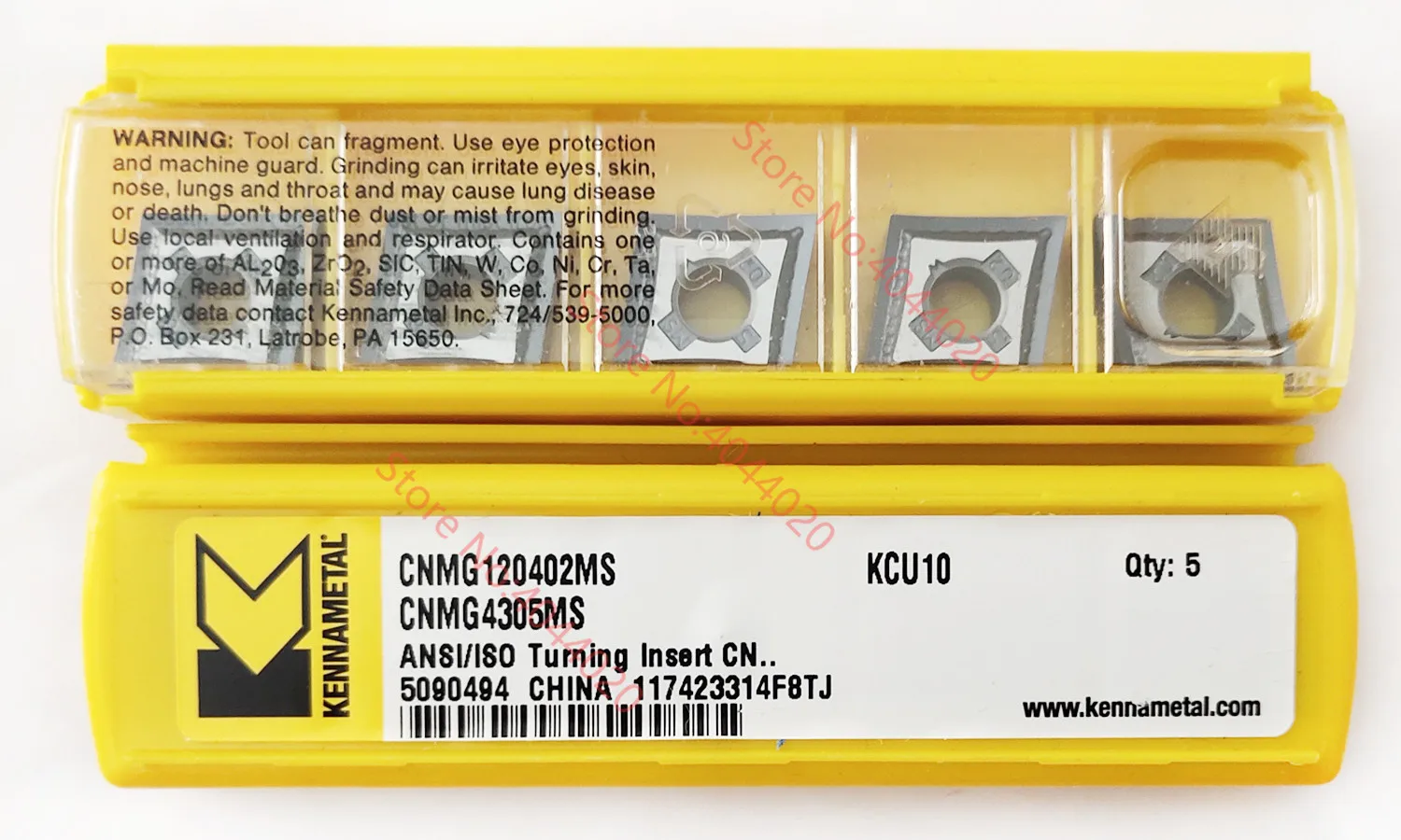 CNMG120408MS CNMG432MS KC5025  KENNAMETAL Carbide Insert CNMG Inserts