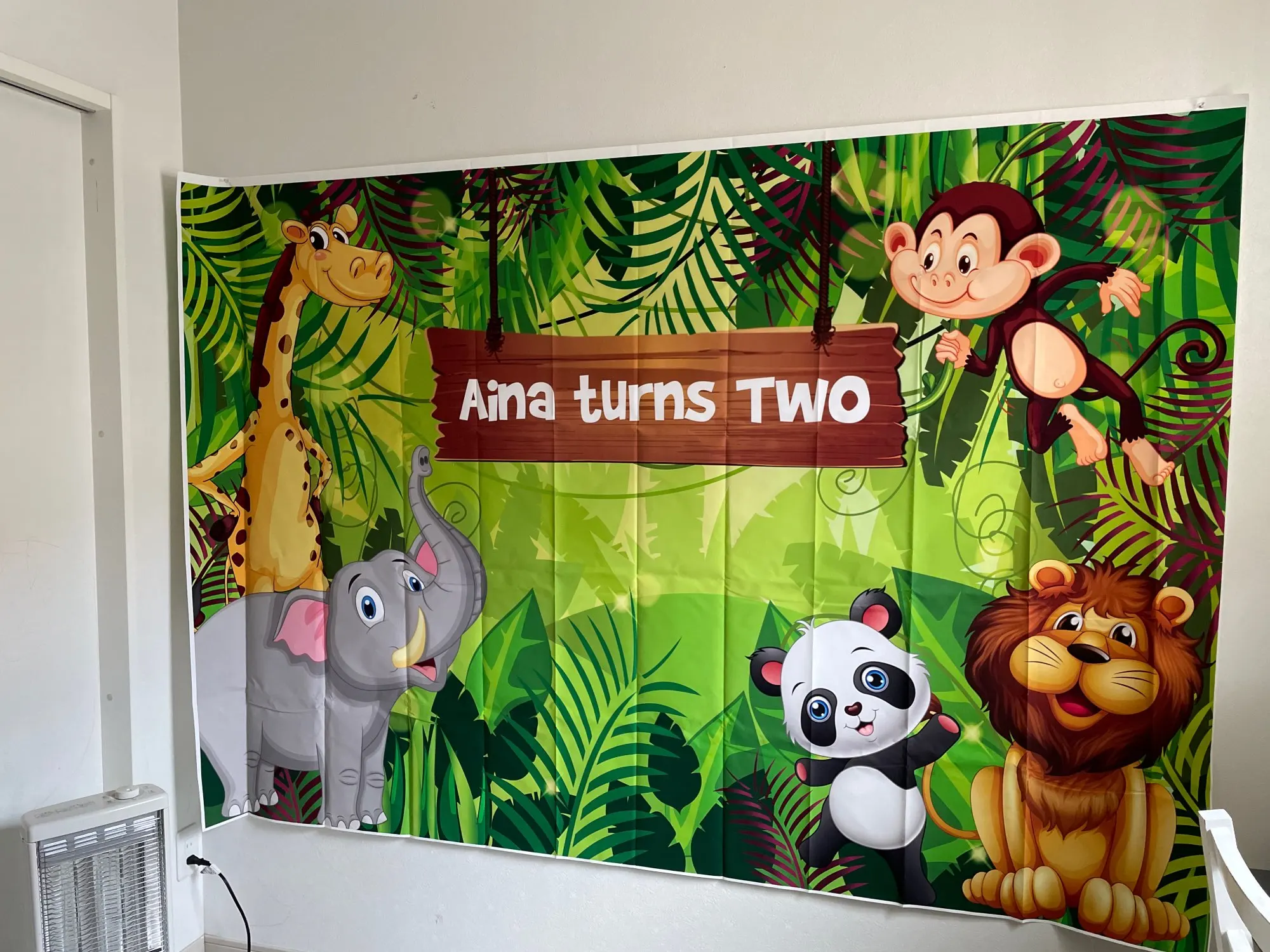 Nitree Rừng Nhiệt Đới Rừng Động Vật Hoang Dã Safari Đảng Sơ Sinh Cho Bé 1st Sinh Nhật Phông Nền Vinyl Nền Chụp Ảnh 24