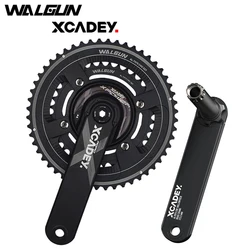 WALGUN  Bike Crankset XCADEY Power Meter 165/170/172.5/175mm crank 34T-50T 39T-53T 36T-52T110BCD  Single Double chainring