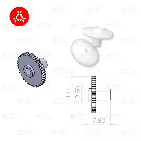 audio recorder cassette deck player plastic white gear for panasonic 900.700.750.950.655.550.80.40.303. TR333.TR265.D190WD