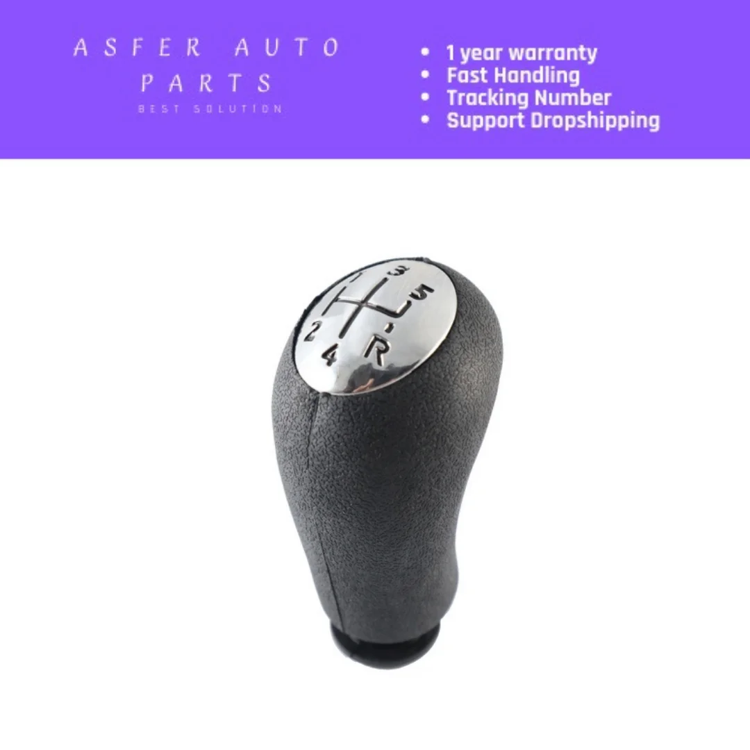 GEAR TOP KNOB 5 SPEED GLOSSY CHROME COVER FOR RENAULT CLIO MK3 SANDERO INTERIOR ACCESSORY GEAR KNOB OEM 8200079112