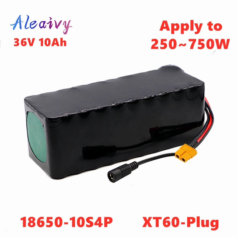 

Aleaivy e-bike battery 36v 14ah 12ah 10ah 8ah li ion battery pack bike conversion kit bafang 1000w and charger + XT60 Plug