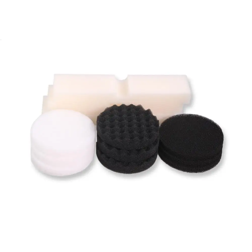 Generic Compatible Value Pack Fit for Fluval FX4 FX5 FX6 (3x Polishing Pad, 3x Foam, 3x Activated Carbon, 3x Bio-Foam)