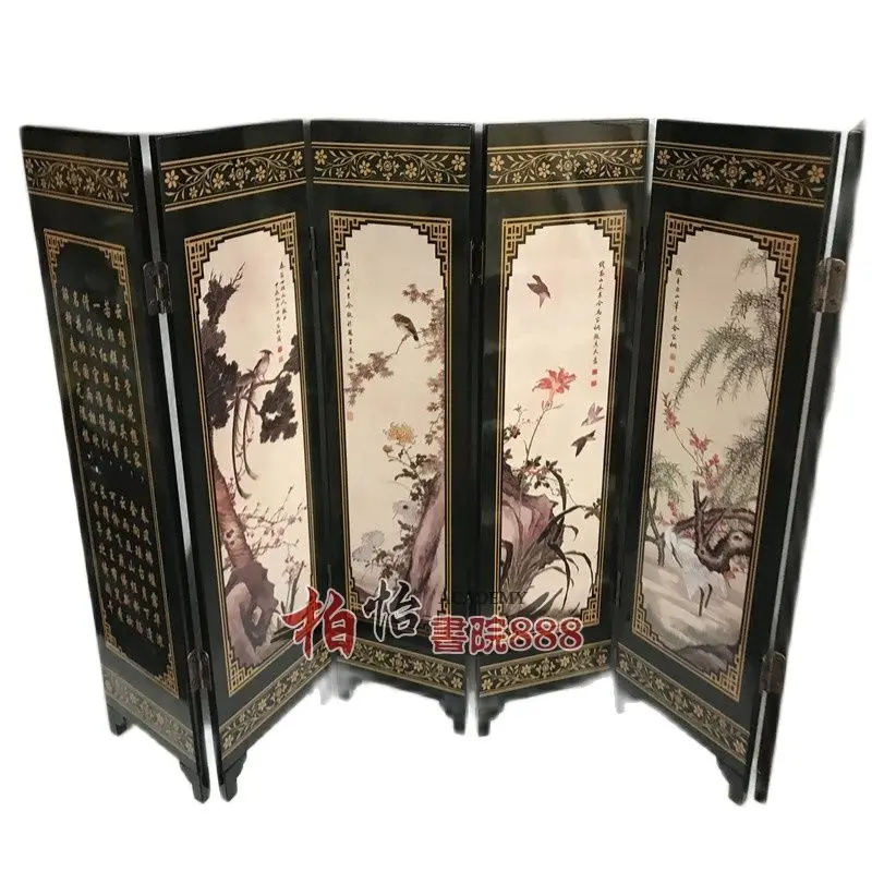 

Folding And Double Faced Chinese Movable Screen Painting Decorative Picture