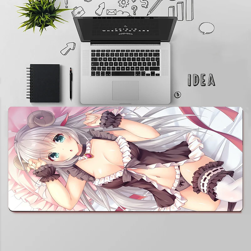 Gaming Mouse Pad Large Mouse Pad PC Gamer Computer Mouse Mat Big Mousepad Sexy Anime Girl XXL Carpet Keyboard Desk Mat Mause Pad