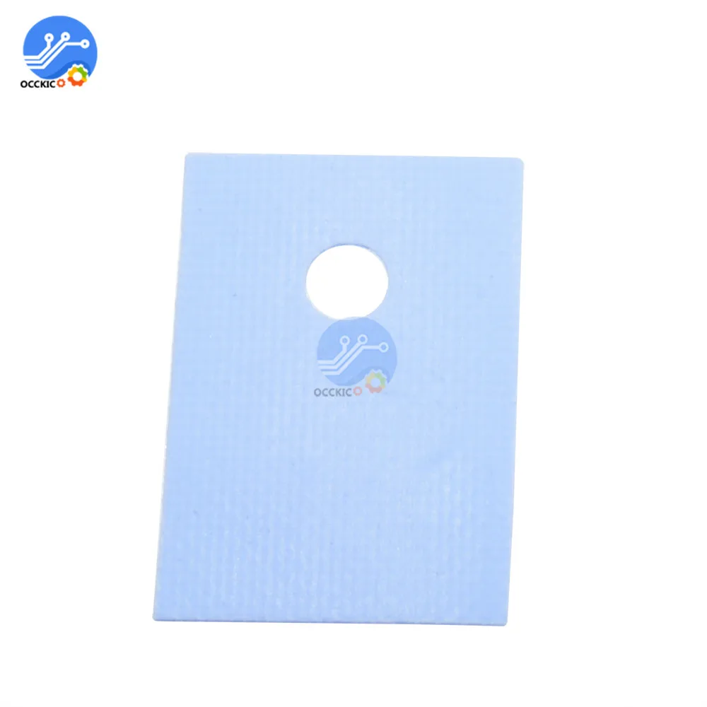 100PCS TO-220 แผ่นฉนวนซิลิโคนฮีทซิงค์ Shim สำหรับแล็ปท็อป CPU GPU ดี