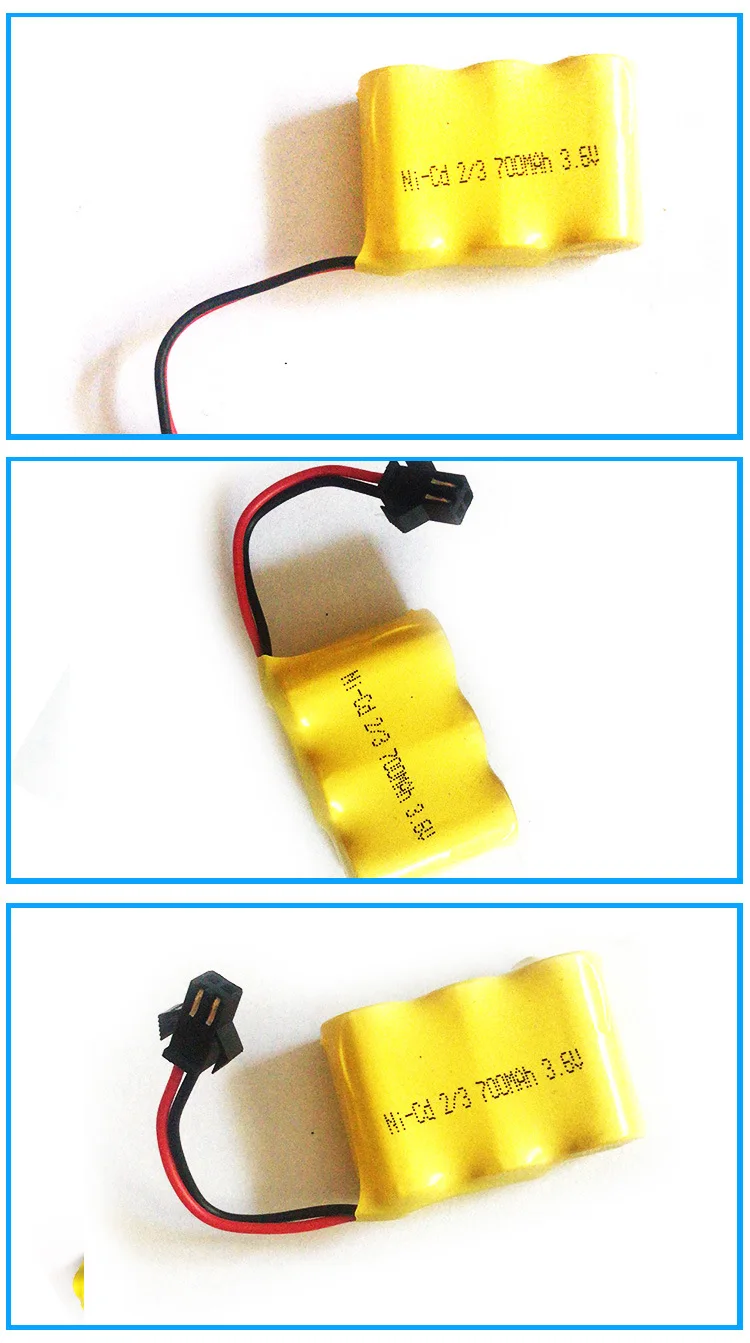 3.6v 700mAh Battery Charger sets For RC Cars Robots Tanks Train Gun Boats Aa 700mah 3.6v  Battery Pack