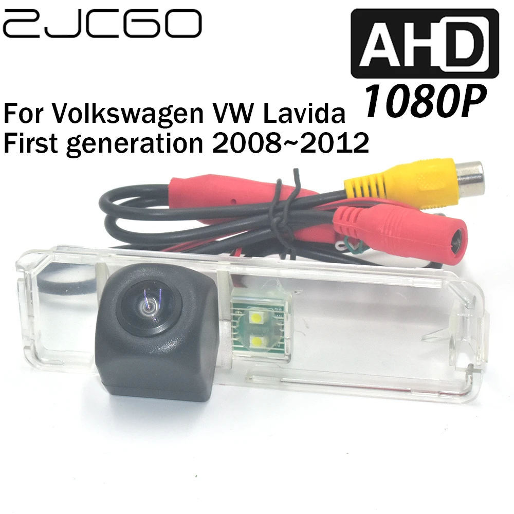 

ZJCGO Car Rear View Reverse Backup Parking AHD 1080P Camera for Volkswagen VW Lavida First generation 2008 2009 2010 2011 2012