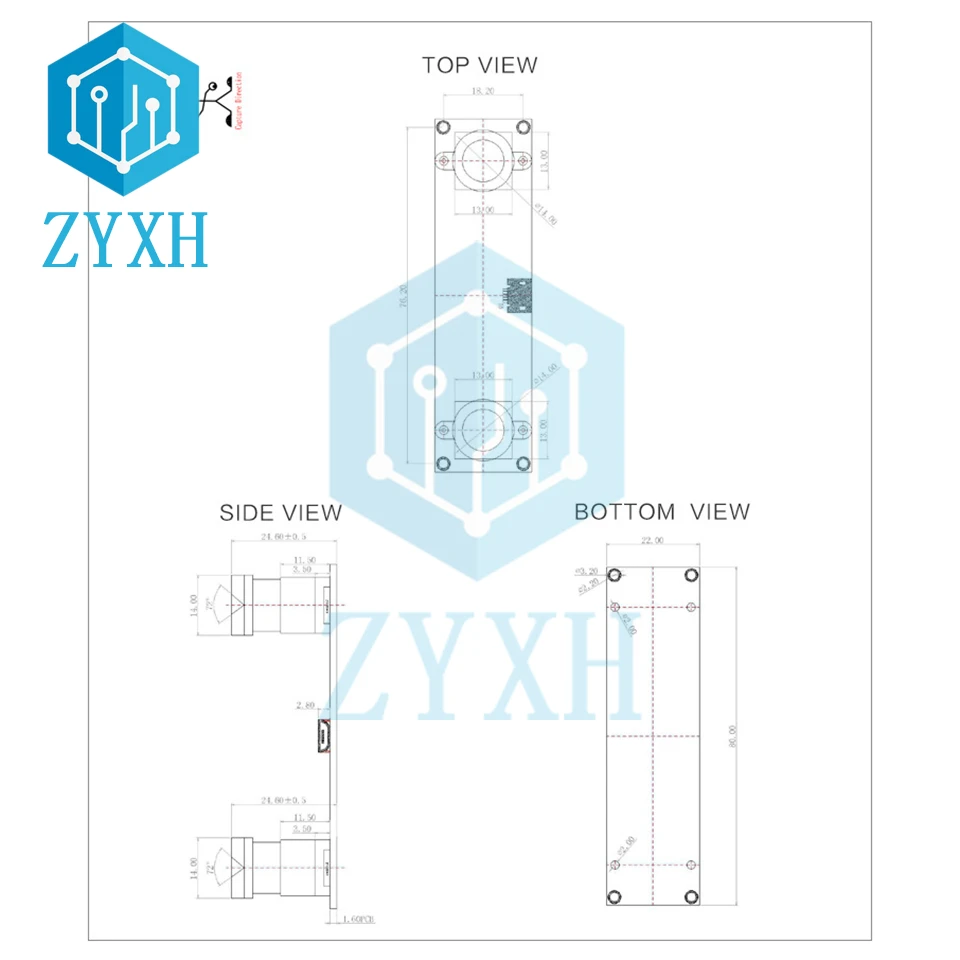 Imagem -06 - Módulo de Câmera Usb Lente Dupla Síncrono 3d Distância Focal Ajustável de 1mp Driver para Windows Linux Android Ov9732