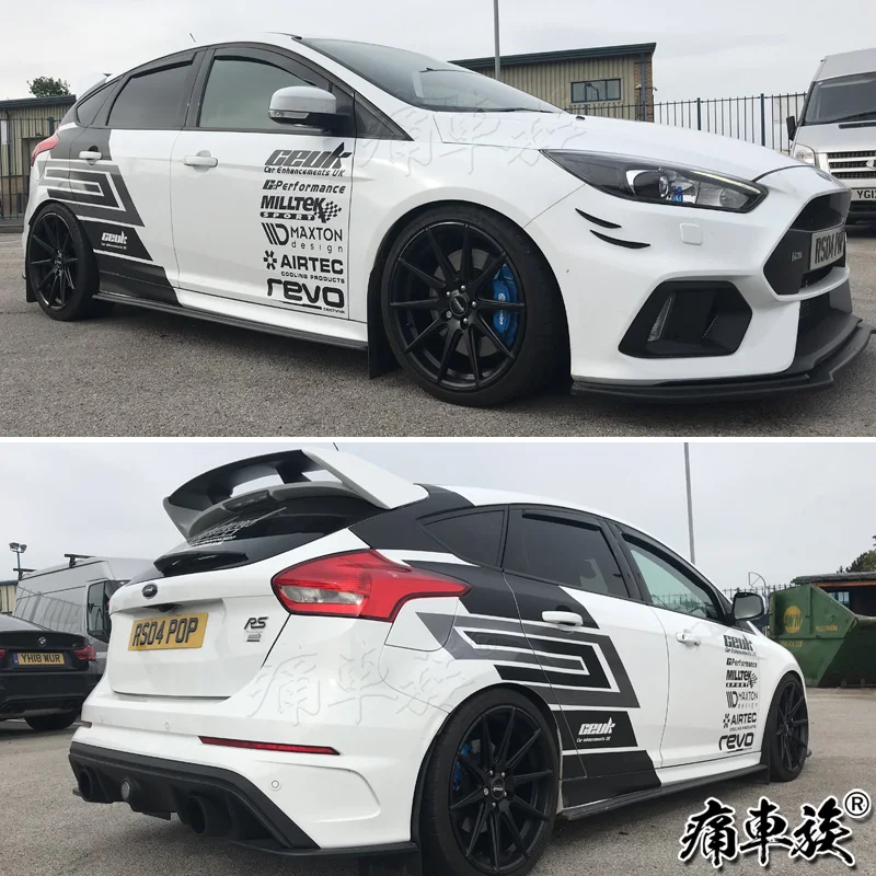 Car stickers For Ford Focus 2018-2019 Focus racing car decoration modified car car sticker film body appearance