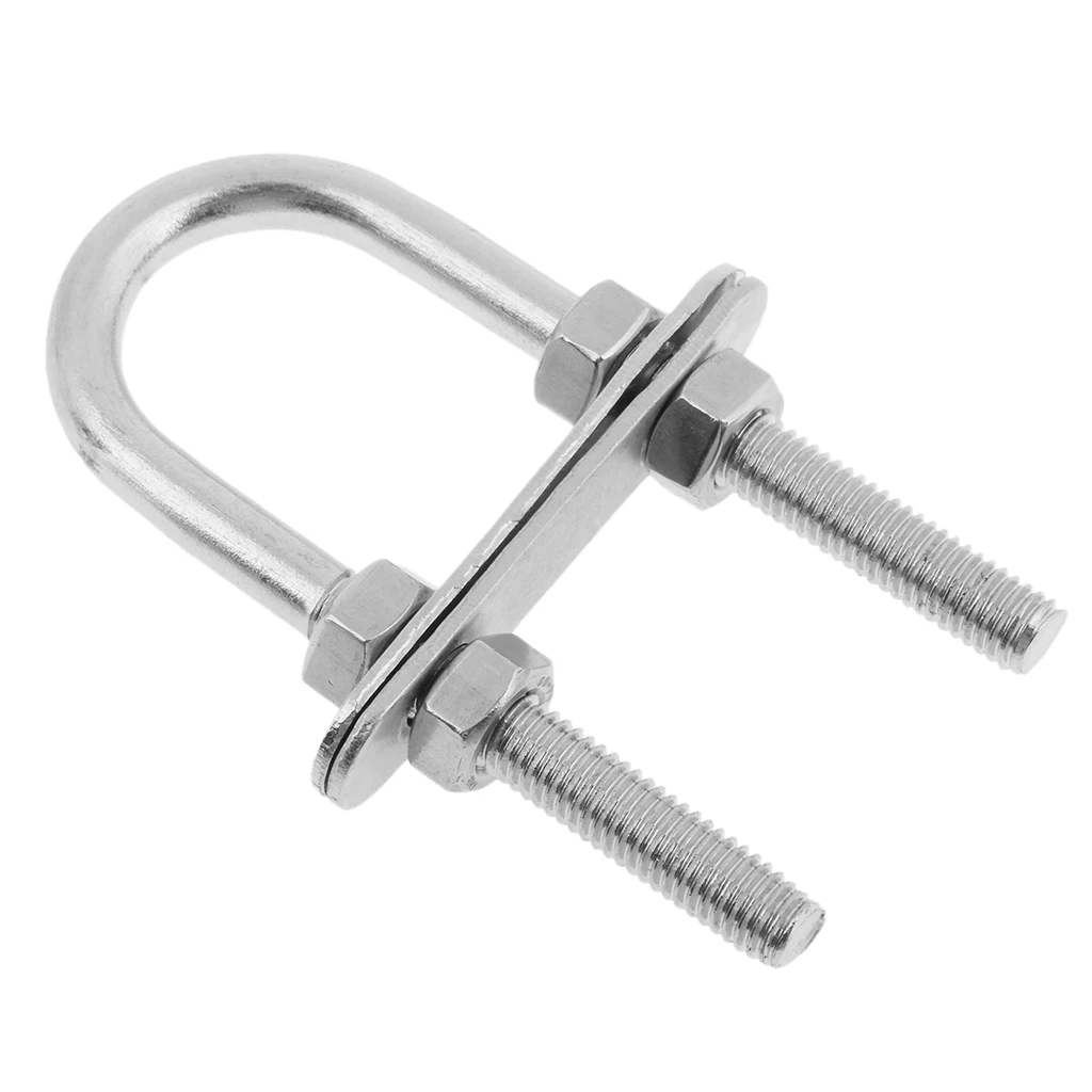 

Boat U Bolt Boat Marine 316 U Screw Stainless Steel Bow Stern Eye U-Bolt 7*90mm