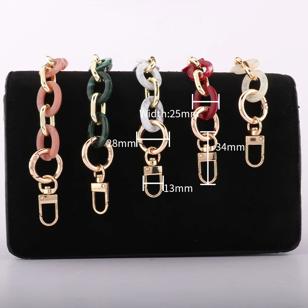 DIY Handmade Jewelry Accessories Homemade Bracelet Phone Case Chain Bag Combination Accessories Acrylic Material Resin Chain