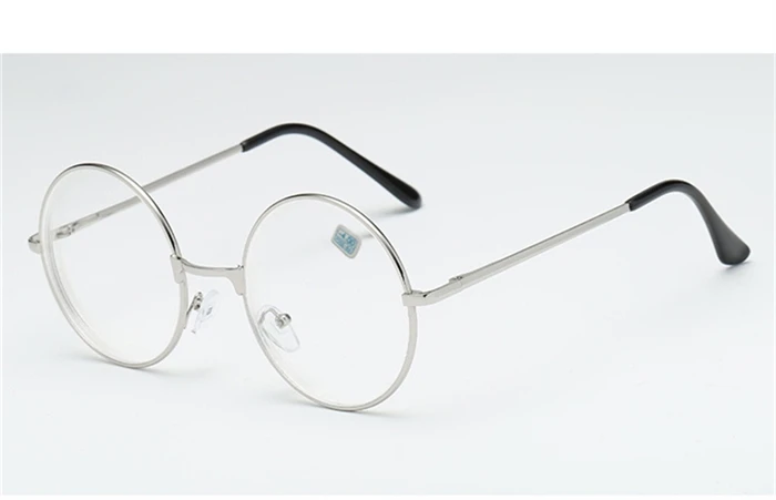 Runde Myopie-Brille für Damen und Herren, Retro-Metallbrille mit klaren Gläsern, kurzsichtige Brille, schwarz, silberfarben, goldfarbene Rahmen, -1,0, -1,5, -2,0 bis -4,0 – Detail 15