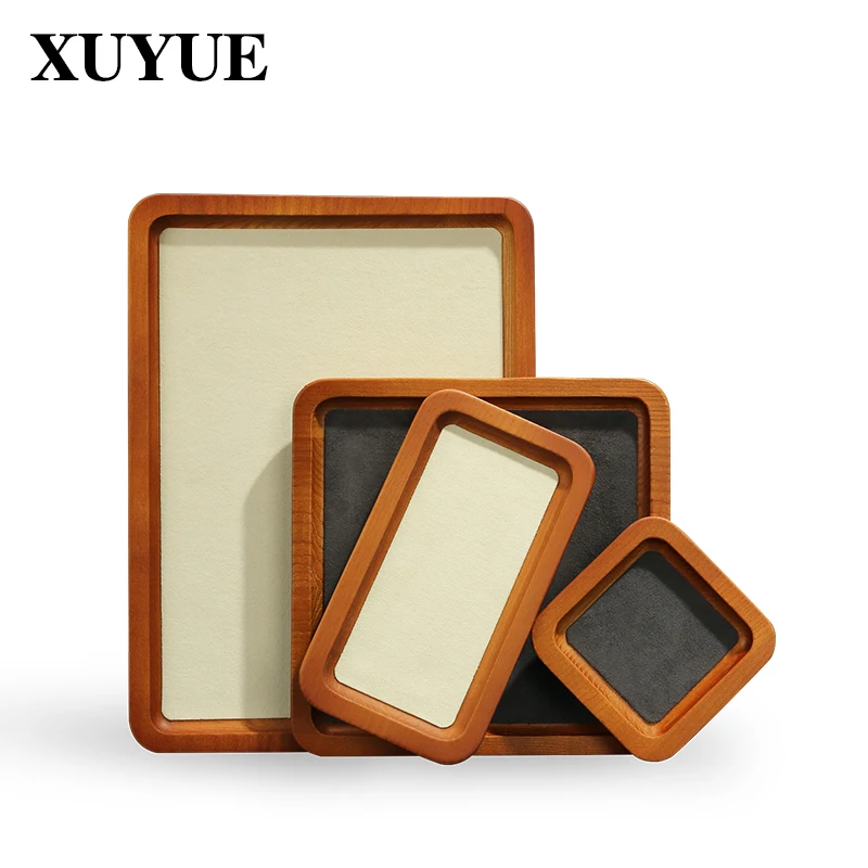 Jewelry Storage Tray Solid Wood Jewelry Wenwan Tray Jewelry Display Tray Necklace Earrings Ring Bracelet Tray jewelry organizer