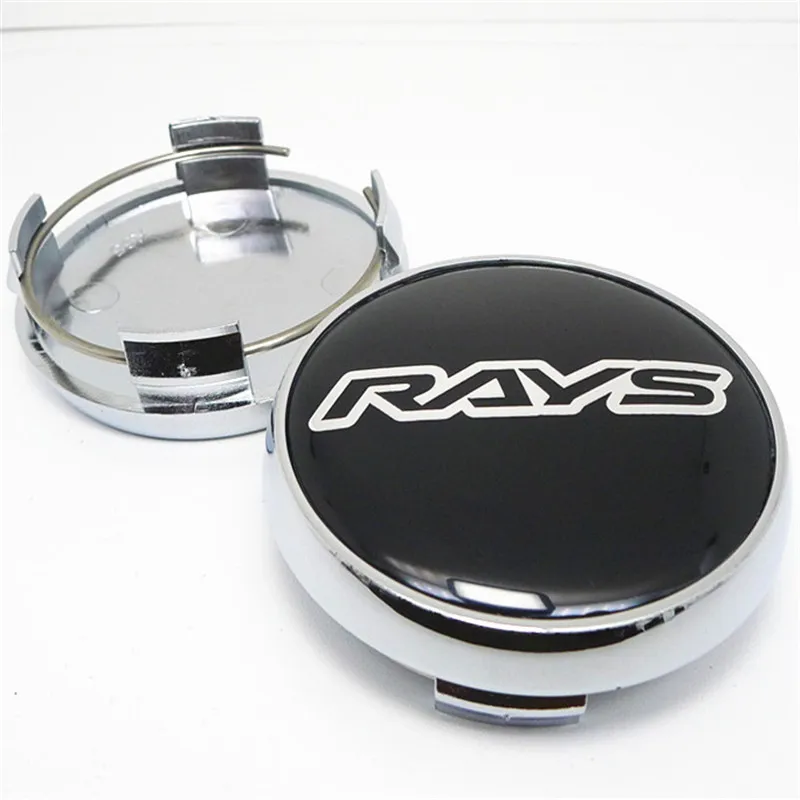 4pcs 65mm 60mm Rays Wheel Hub Center Cap For VOLK RACING RAYS TE37 CE28 Wheel Rim Cover 56mm Badge Emblem Sticker Styling