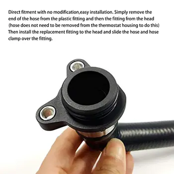 適用於BMW 335i N52 N53 N54 330i 的鋁製賽車零件 11537541992 水管接頭替換件 6 最佳銷售 BMW335i N54 - №1