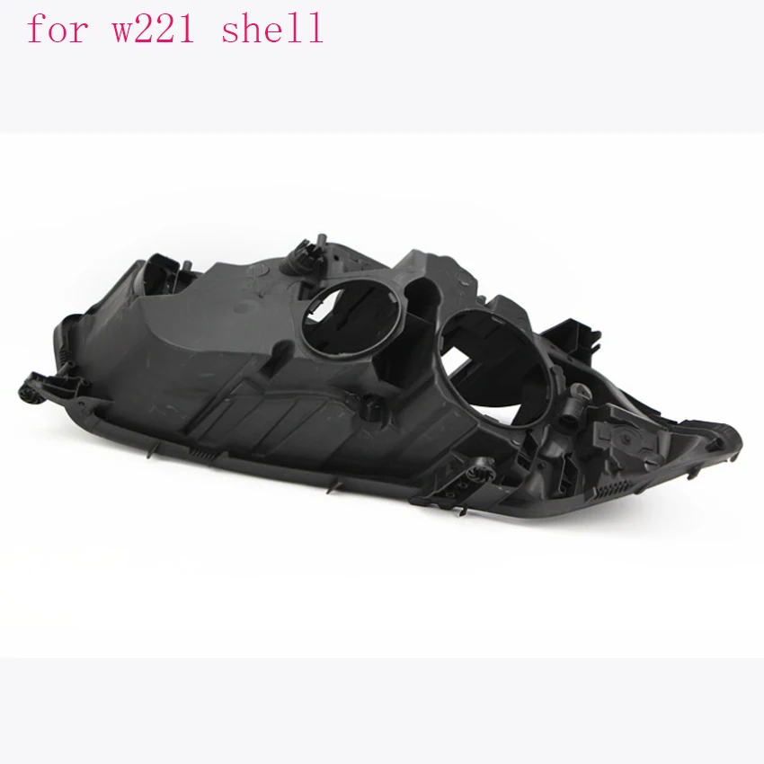 shell w221 Front headlight cover black base Headlight back shell for Mercedes-Benz s Class W221 S280 S300  S500  shell 2010 2011