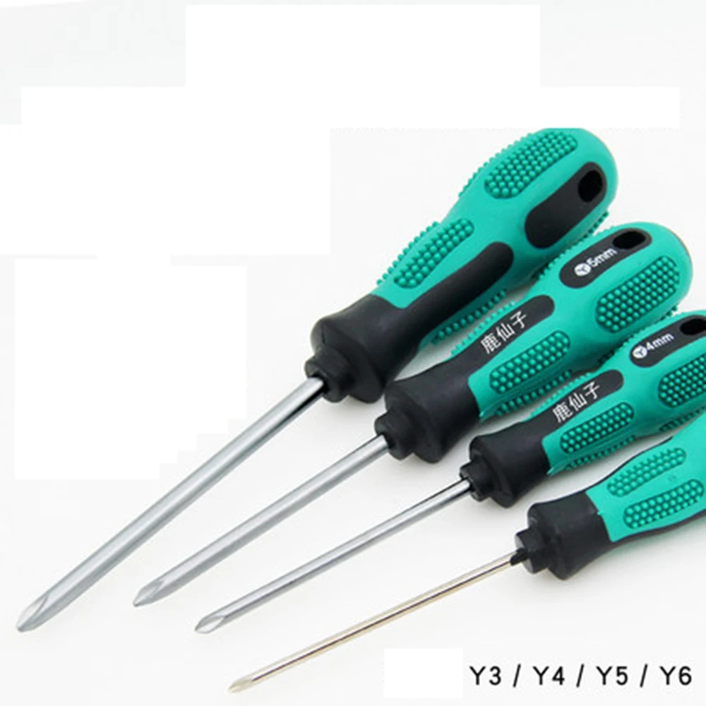 LUXIANZI 4pcs Precision Screwdriver Set Magnetic Mini Screwdriver Set Y/U Shaped/Triangle Screwdriver Kit Destornillador