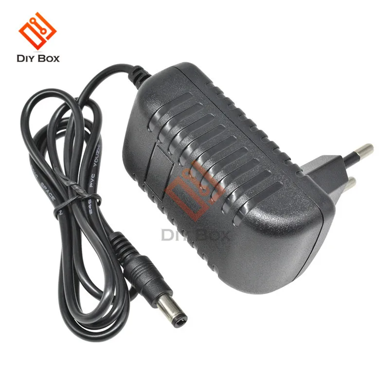 AC 100-240V DC 12V 2A EU US Stecker Netzadapter Stromversorgung Konverter Ladegerät 5.5*2.1mm Schnittstelle Kabellänge 1m – Detail 5