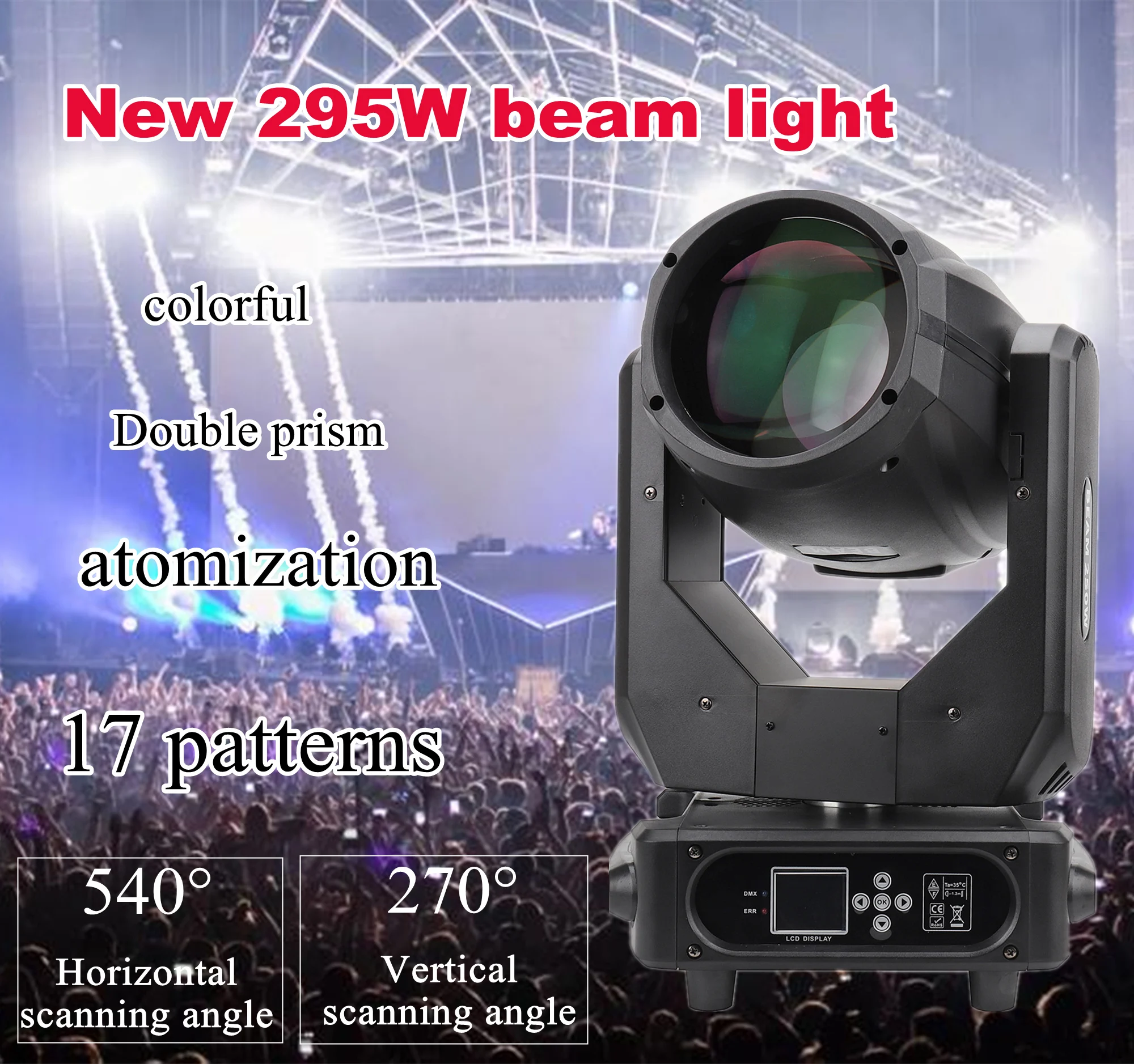 

Free shipping on Beam 295W lighting controller, DJ projector, disco party, stage control and professional DMX equipment