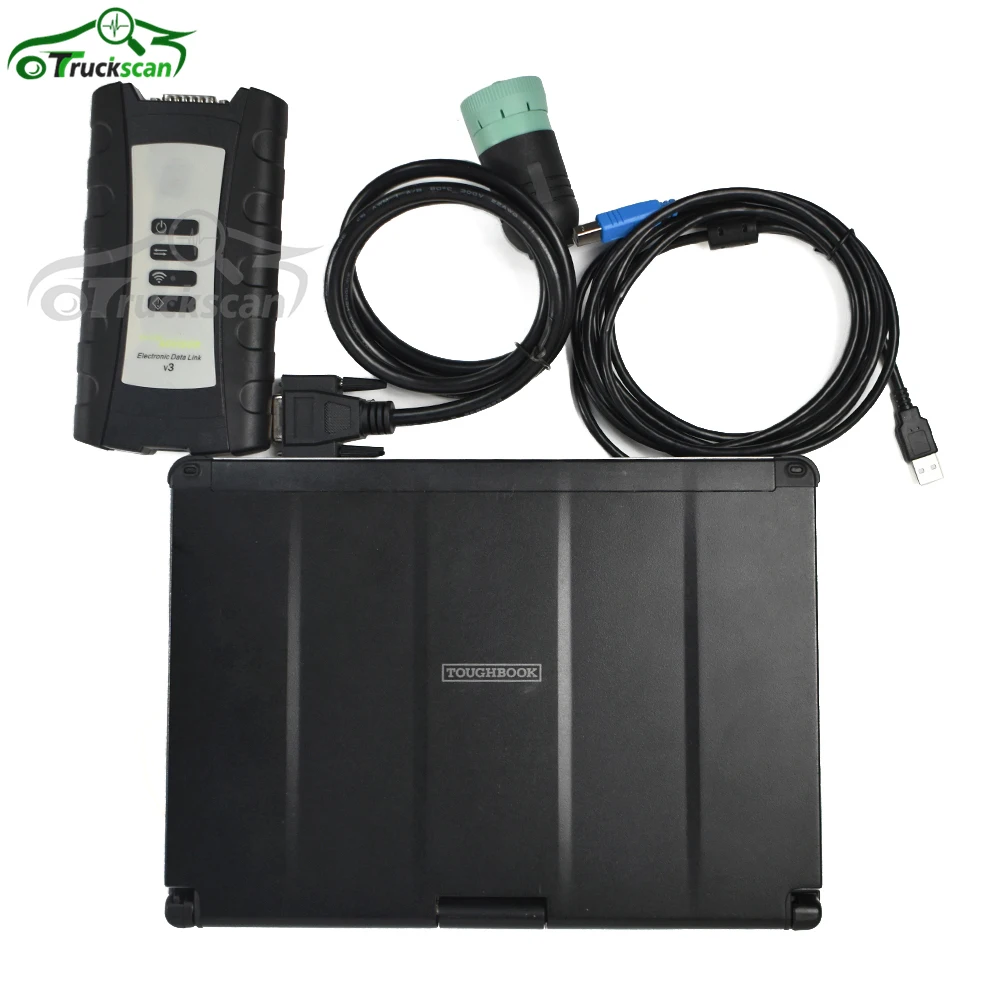 V5.3 AG CF  Electronic Data Link EDL V3 Service agricultural construction equipment diagnostic Advisor tool with CF53 laptop