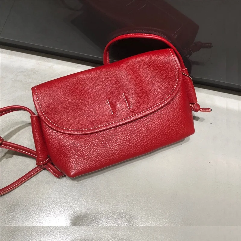 MESOUL Candy Color Crossbody Bags For Women 2020 Designer Fashion Shoulder Messenger Bag Female Genuine Leather purses Small Bag