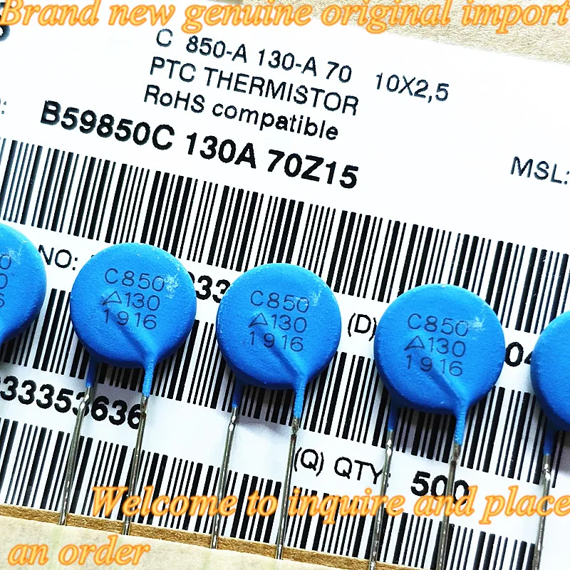 

Free Shipping For All 10PCS DIP B59850C0130A070 Brand New Original Import B59850C130A70 PTC C850 130 Degree Plug-In Thermistor
