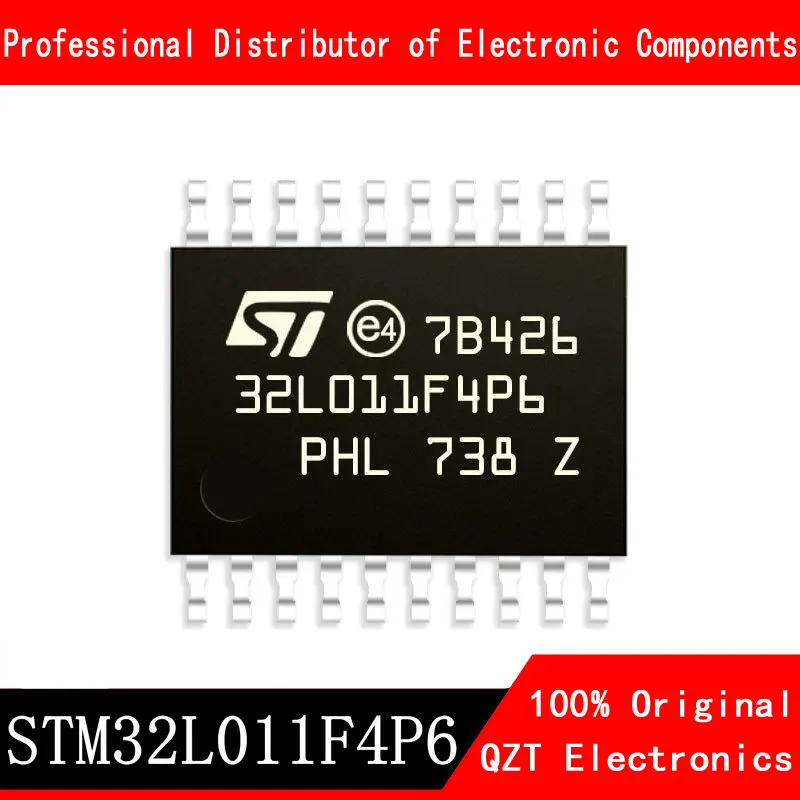 5 개/몫 새로운 원본 STM32L011F4P6 STM32L011 TSSOP20 마이크로 컨트롤러 MCU 재고 있음