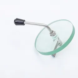 NEW Perforated Borosilicate Transparent Glass, Stainless Steel Handle With Silicone Scraper Blade For Cleaning Glass