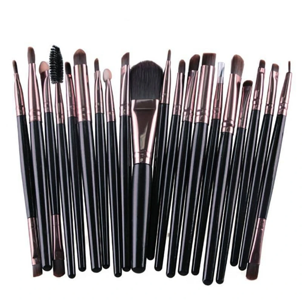 20Pcs Make-Up Pinsel Set Kosmetische Foundation Pulver Lidschatten Kontur Erröten Blending Schönheit Make-Up Pinsel