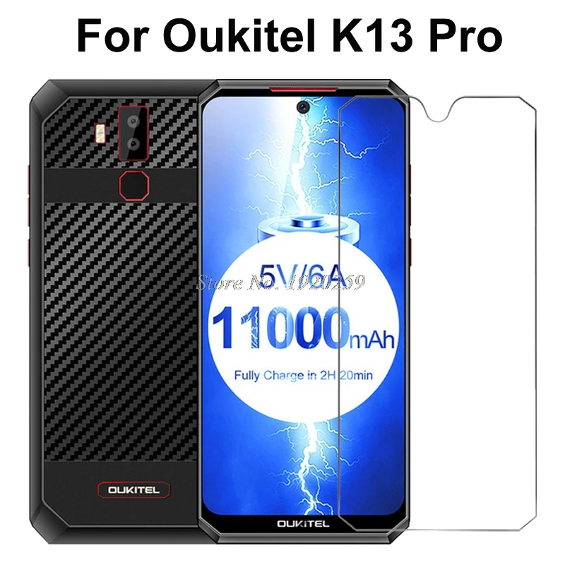 Tempered Glass For OUKITEL K13 k 13 Pro Glass Screen Protector 2.5D 9H Premium Tempered Glass Protective Film on Oukitel K13 Pro