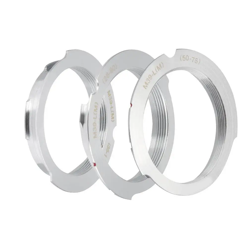 L(M39)-LM 35-135 50-75 28-90mm Adapter Ring for Leica M39 LSM LTM Lens for Leica VM ZM Techart LM-EA7 Alloy rotation buckle type