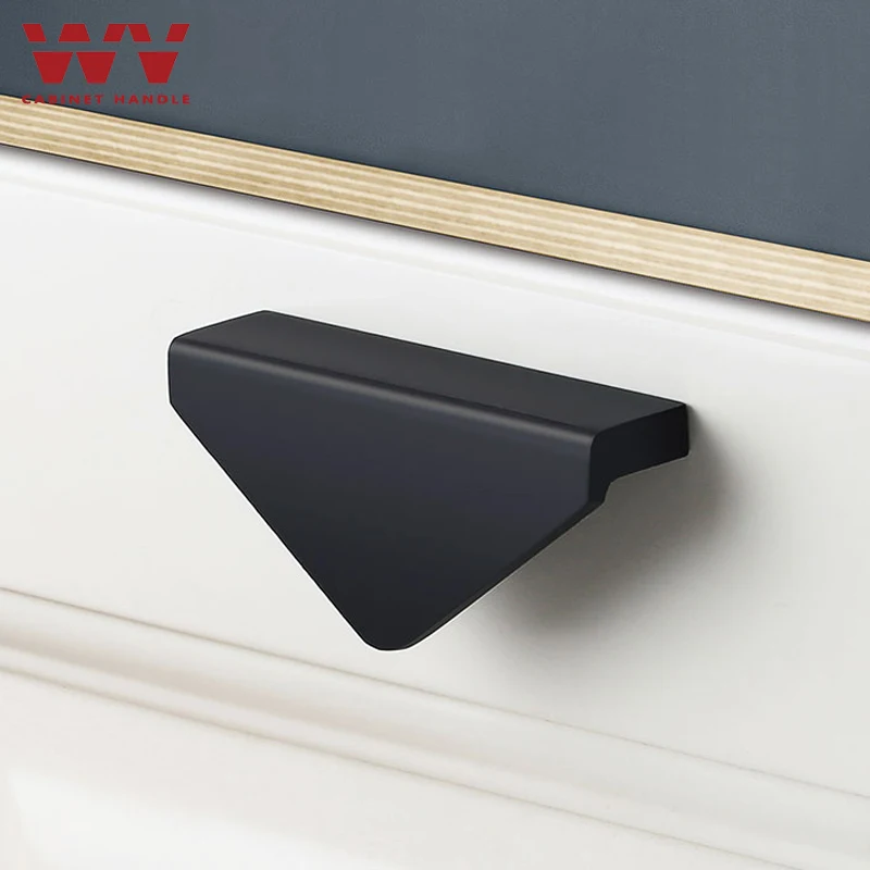 WV kitchen Cabinet Storage Cabinet Handles Black Gold Kitchen Cupboard Closet Pulls Drawer Knob Door Furniture Handle Hardware