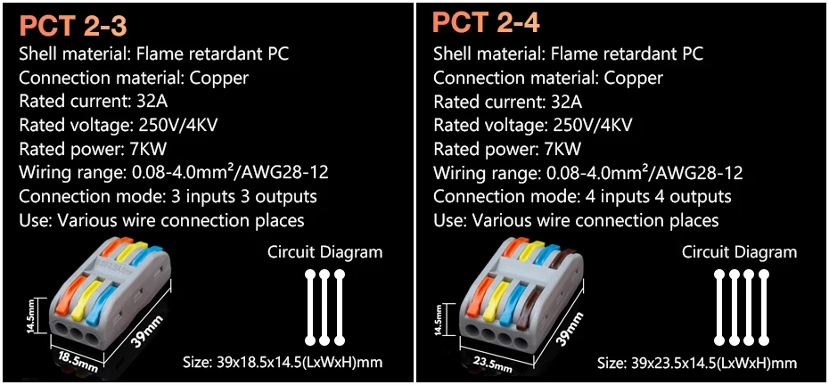 Trianglelab Mini Fast Wire Kabelverbinder Hochwertiger Kabelstecker Leitungsverbinder Heizung Thermistor MOTOR Leitungsverlängerung – Detail 2