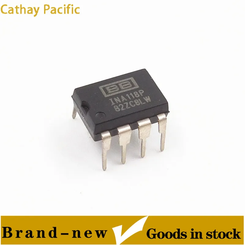 10 INA118P INA118 DIP-8 Pçs/lote Novo original IC chip