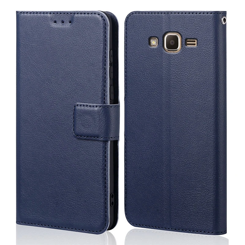 Silicone Leather Case For Coque Samsung Galaxy J1 2016 Flip Case For Samsung Galaxy j1 6 sm j120f j120 Case Phone Wallet Coque