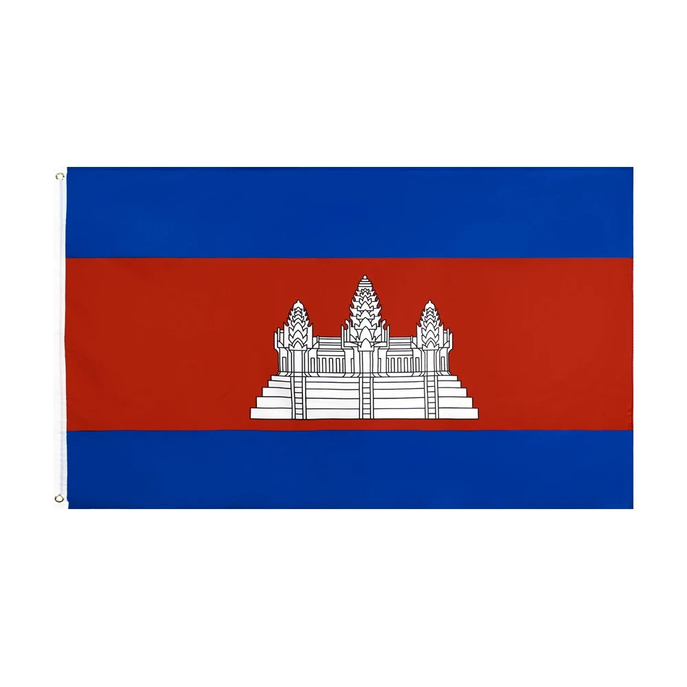 FLAGHUB 60X90 90X150cm Kampuchea Cambodia Flag For Decoration